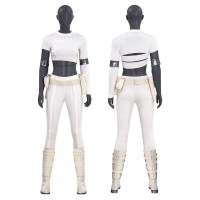 Star Wars 2 Attack Of The Clones Cosplay Costumes Padme Amidala Suit White Short Outfits