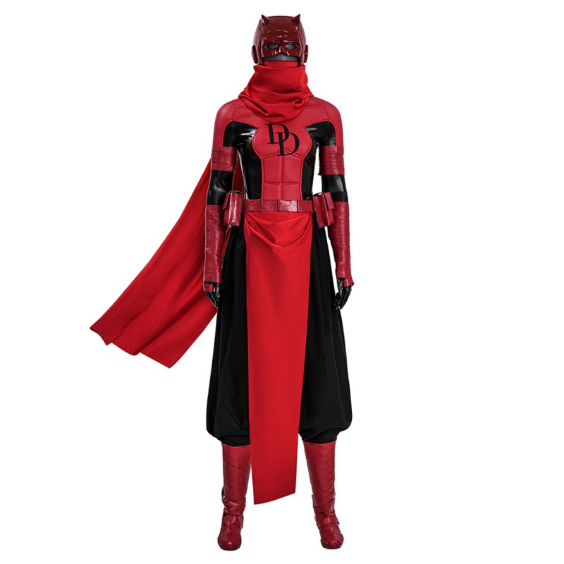 Daredevil Women Cosplay Costume Red Halloween Suit