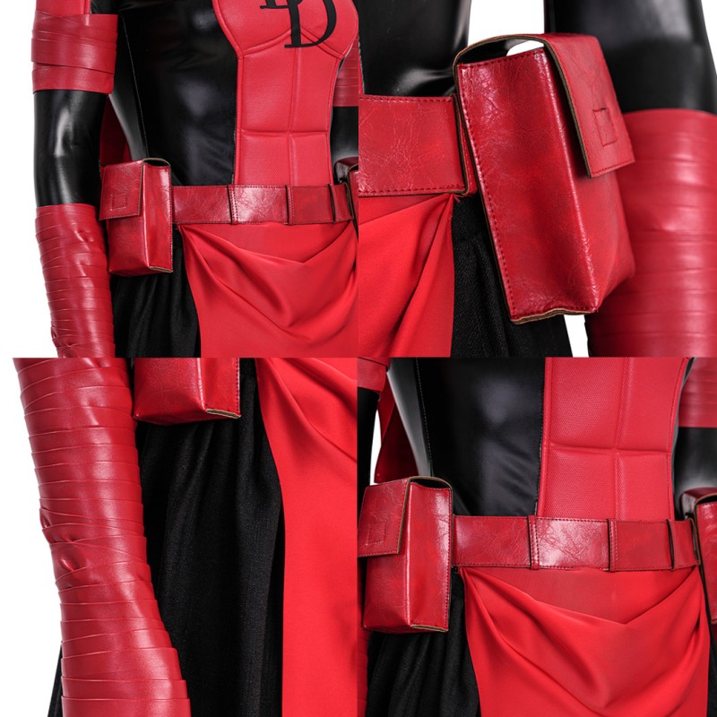 Daredevil Women Cosplay Costume Red Halloween Suit