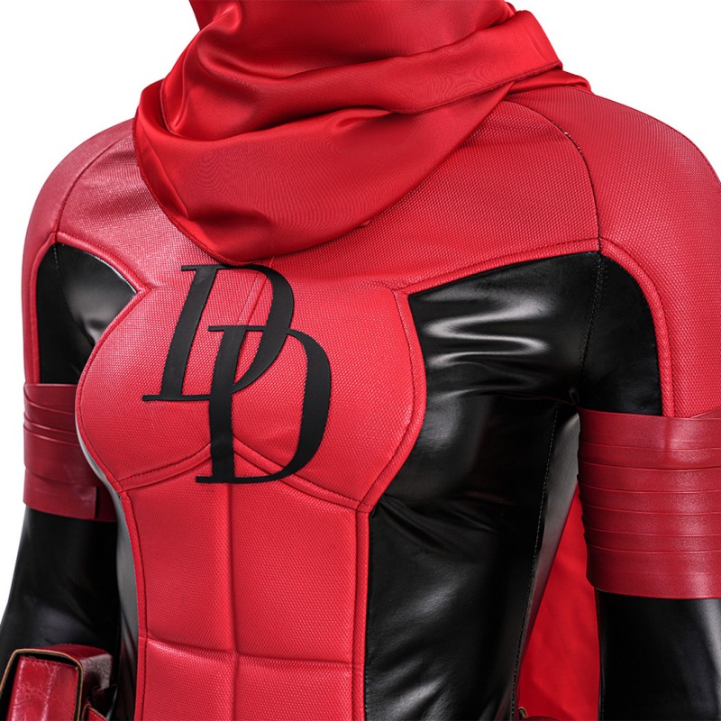 Daredevil Women Cosplay Costume Red Halloween Suit