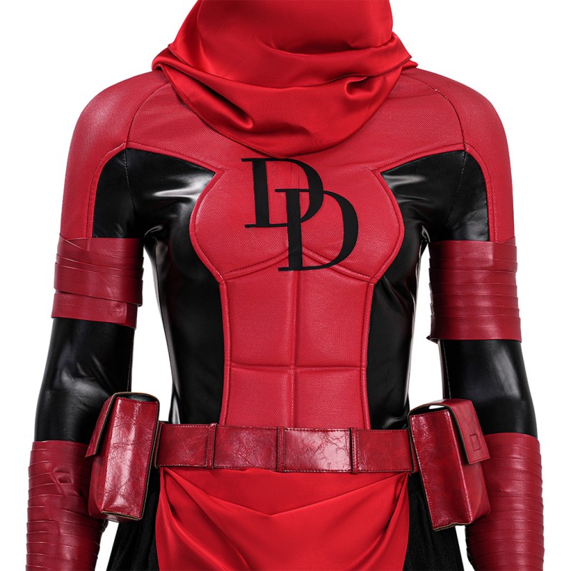 Daredevil Women Cosplay Costume Red Halloween Suit