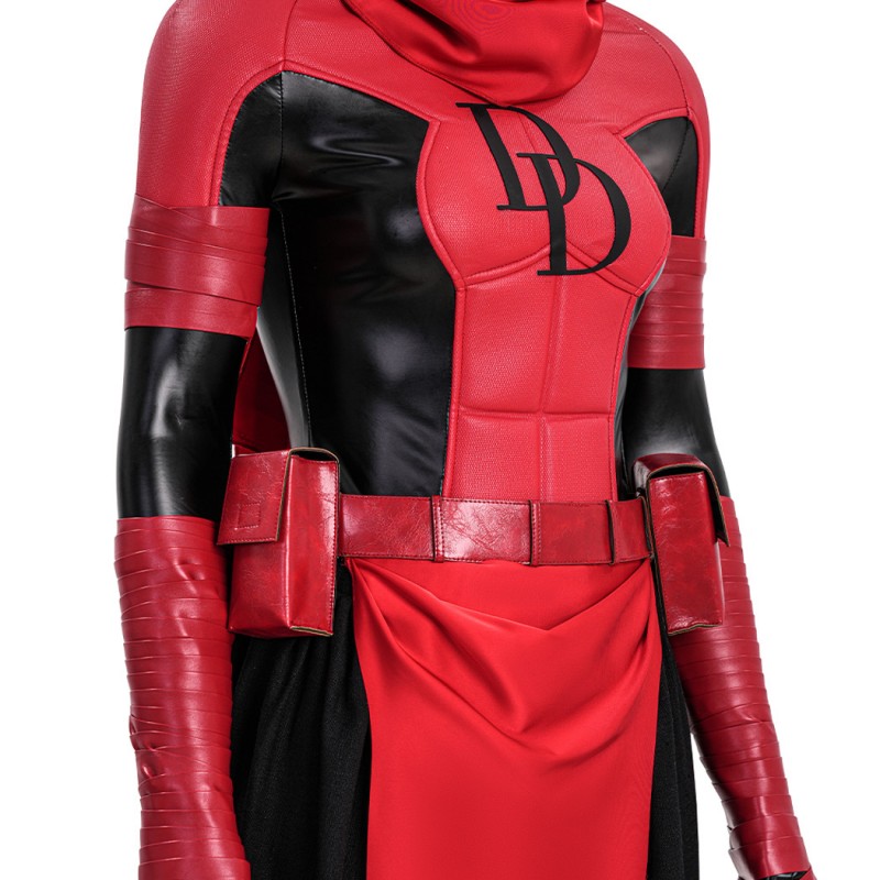 Daredevil Women Cosplay Costume Red Halloween Suit
