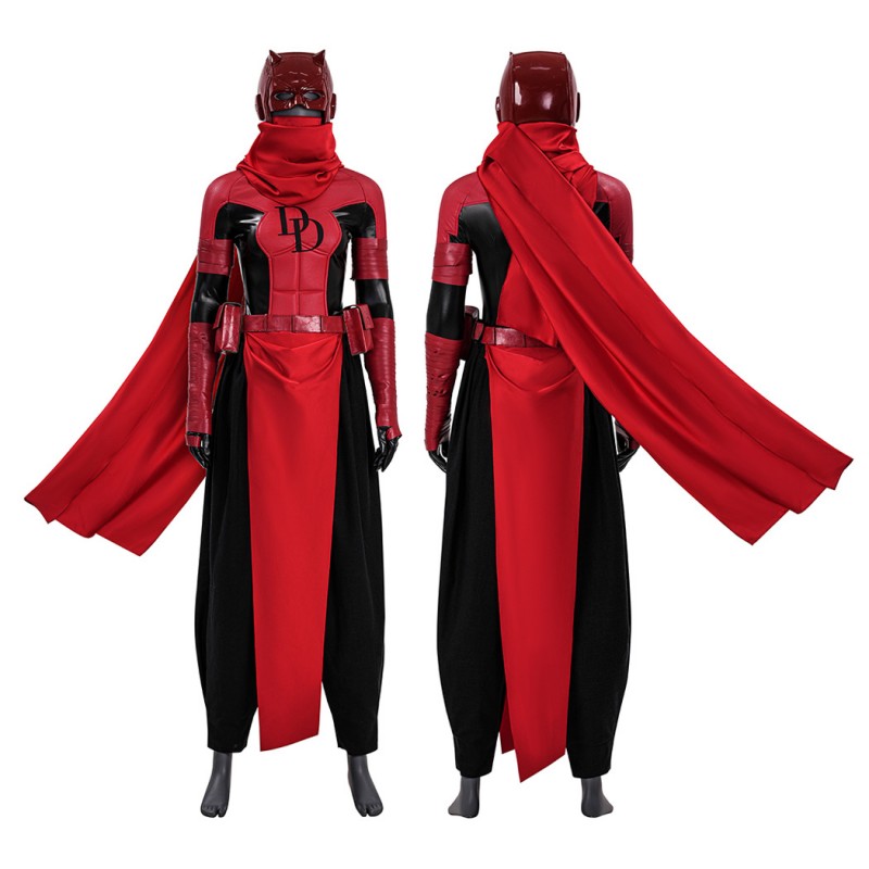Daredevil Women Cosplay Costume Red Halloween Suit
