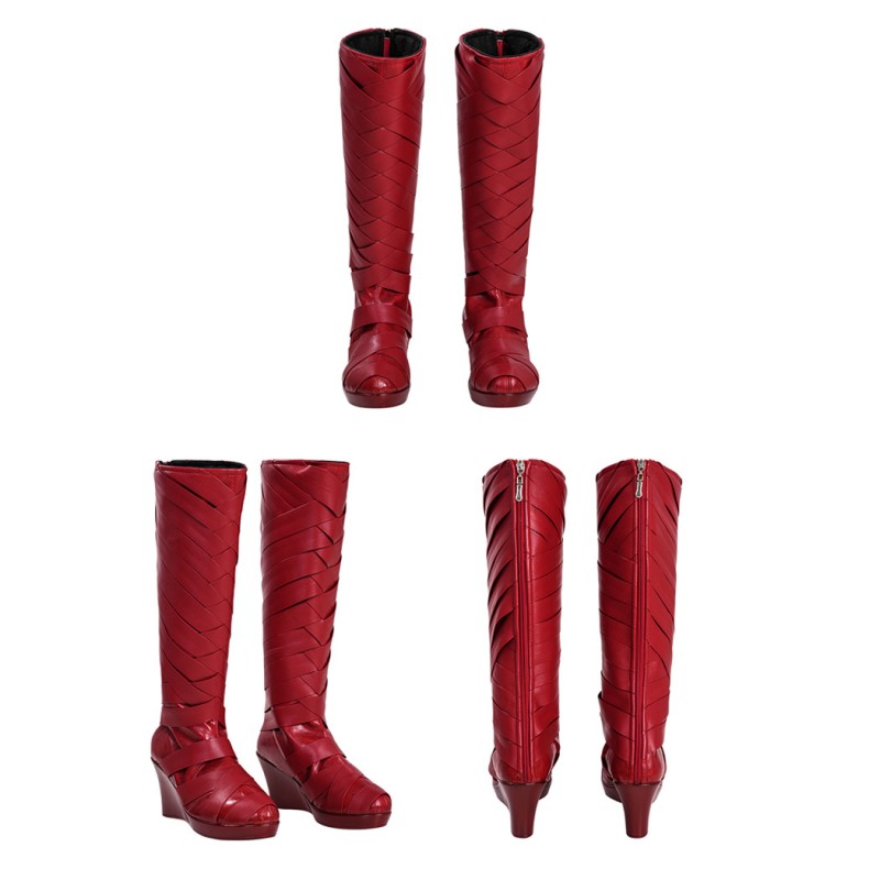 Daredevil Women Cosplay Costume Red Halloween Suit