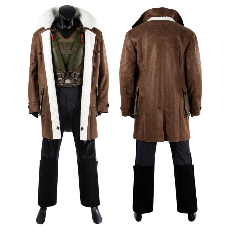 Bat Knight Rises Bane Halloween Suit Tom Hardy Cosplay Costume