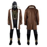 Bat Knight Rises Bane Halloween Suit Tom Hardy Cosplay Costume