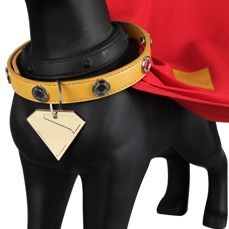 Krypto Dog Cape Cosplay Costume Pet Clothing Halloween Suit