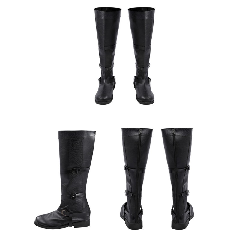 The Witcher Season 5 Geralt Of Rivia Cosplay Costume Black Halloween Outfit