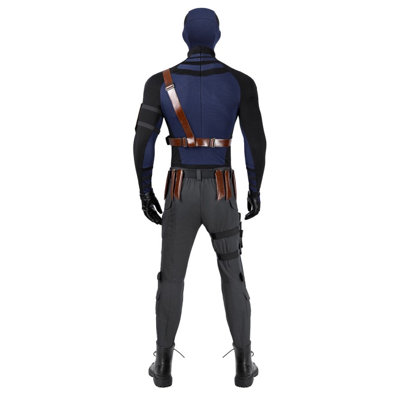 Daredevil Born Again Season 2 Bullseye Costume Halloween Blue Cosplay Suit