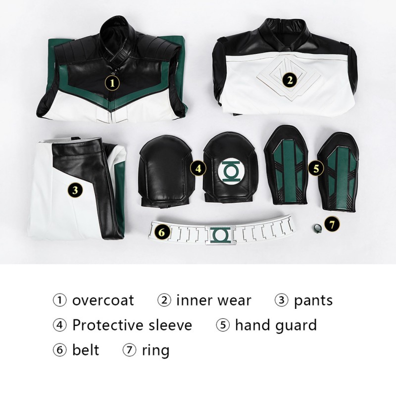Guy Gardner Costume Nathan Fillion Halloween Cosplay Suit