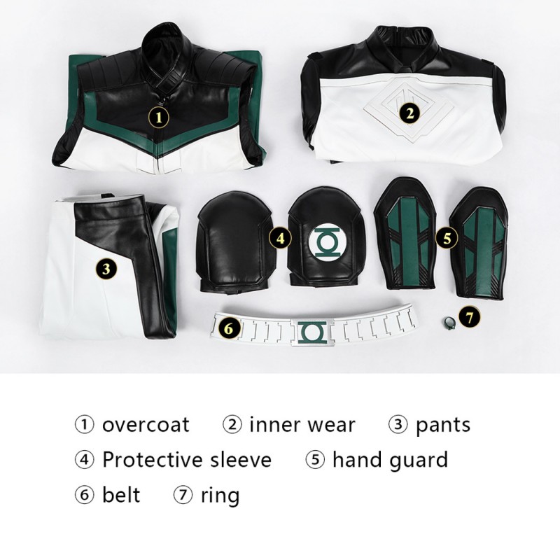 Guy Gardner Costume Nathan Fillion Halloween Cosplay Suit