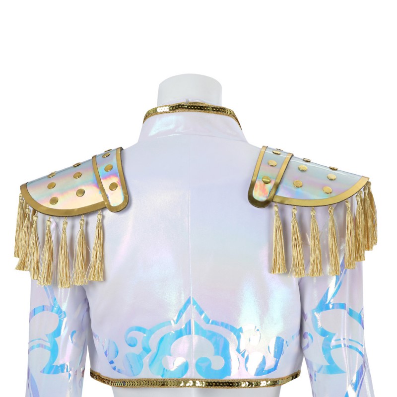 KPop Demon Hunters Mira Cosplay Costume White Halloween Suit