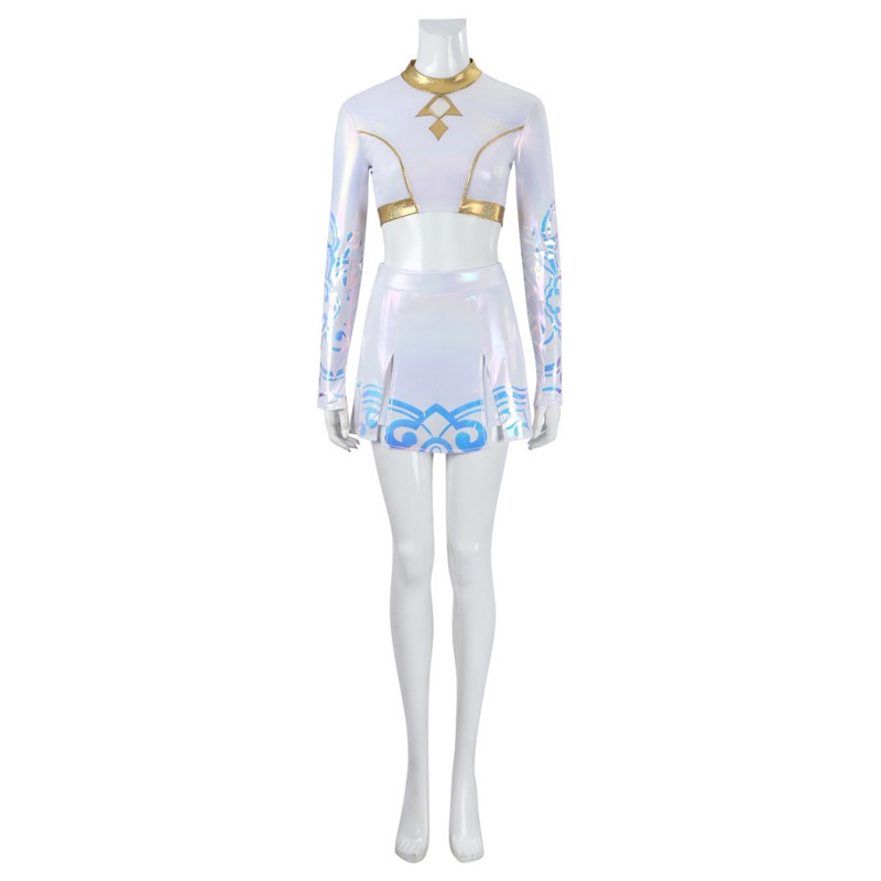 Zoey White Suit KPop Demon Hunters Cosplay Costume