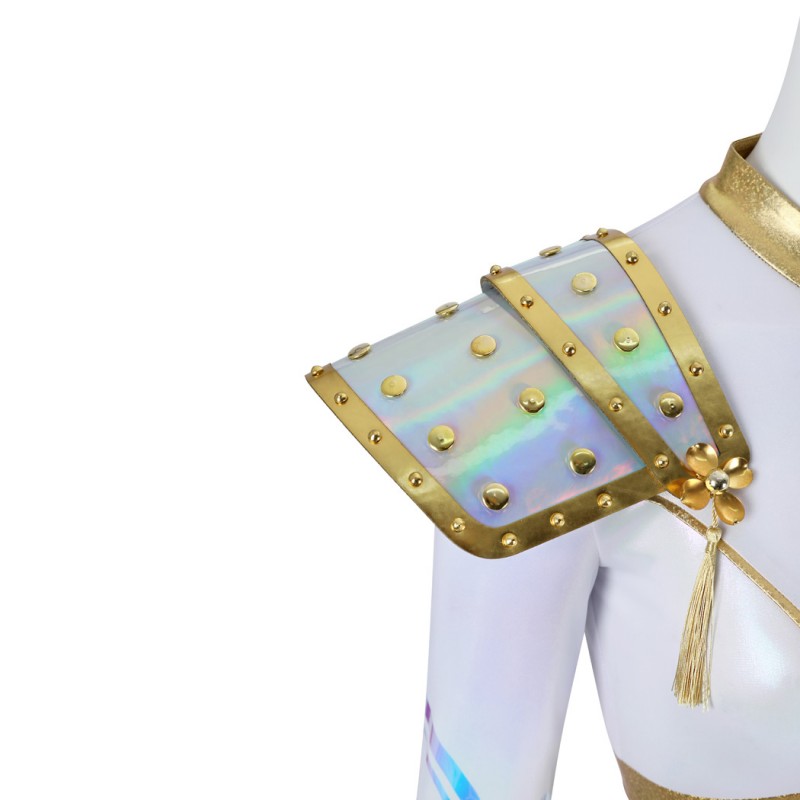 Zoey White Suit KPop Demon Hunters Cosplay Costume