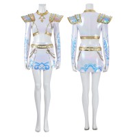 Zoey White Suit KPop Demon Hunters Cosplay Costume