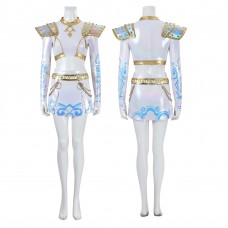 Zoey White Suit KPop Demon Hunters Cosplay Costume