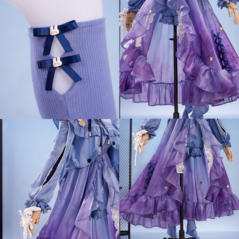 Arknights Kroos Cosplay Costume Game Women Halloween Suit