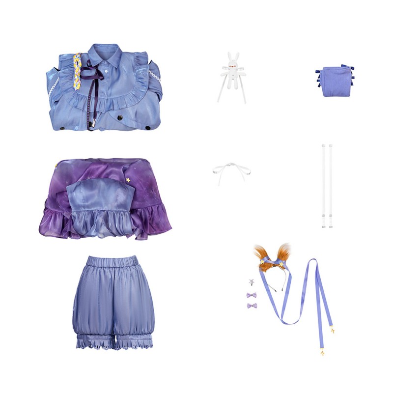 Arknights Kroos Cosplay Costume Game Women Halloween Suit