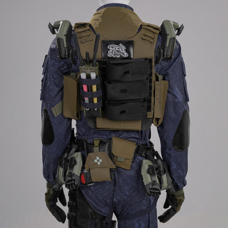 Delta Force Long Wei Cosplay Costume Game Male Halloween Suit