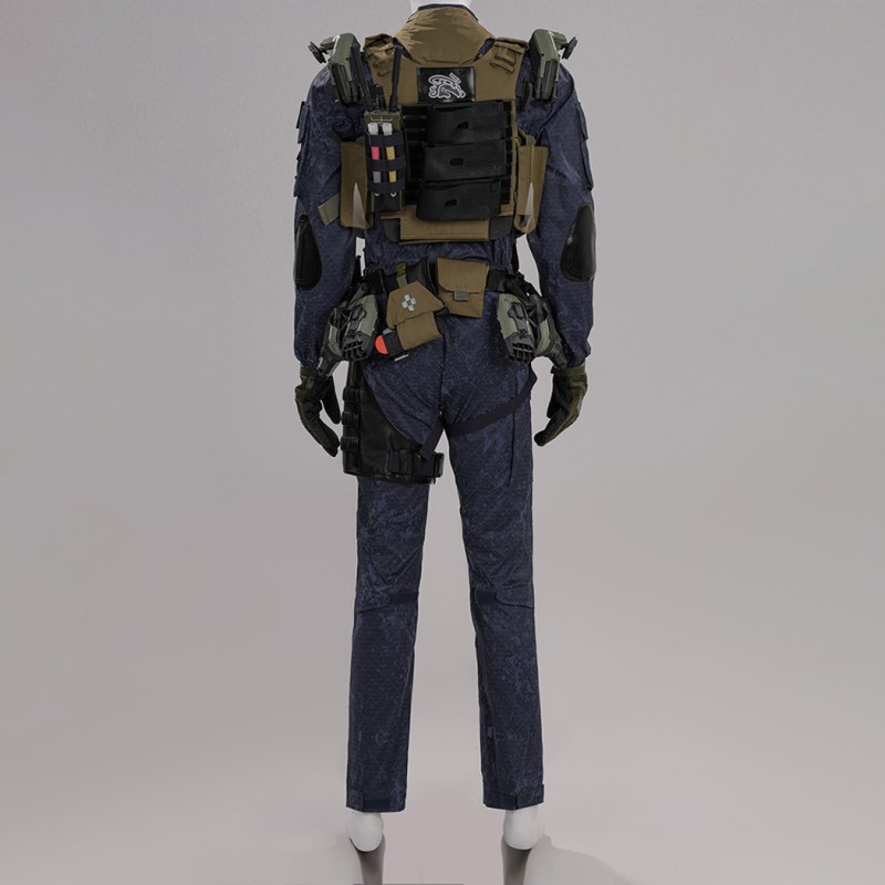 Delta Force Long Wei Cosplay Costume Game Male Halloween Suit