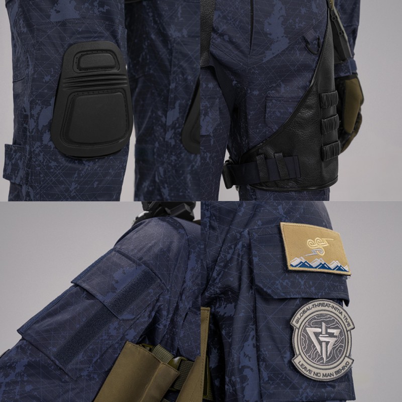 Delta Force Long Wei Cosplay Costume Game Male Halloween Suit