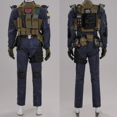 Delta Force Long Wei Cosplay Costume Game Male Halloween Suit