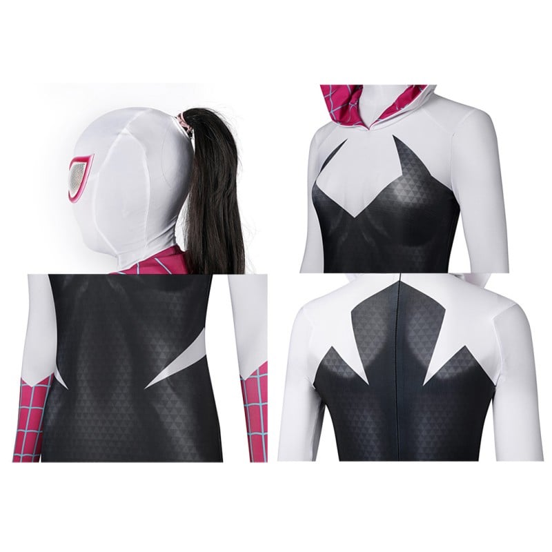 Gwen Stacy Jumpsuit Spider-Man Across the Spider-Verse Cosplay Costume Spider-Woman Suit