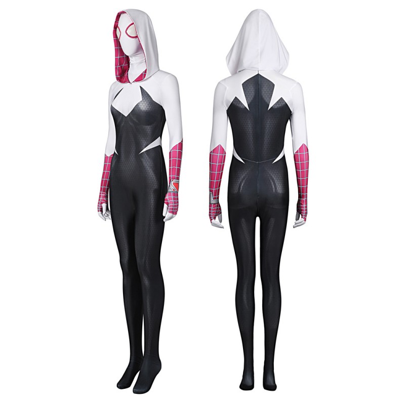 Gwen Stacy Jumpsuit Spider-Man Across the Spider-Verse Cosplay Costume Spider-Woman Suit