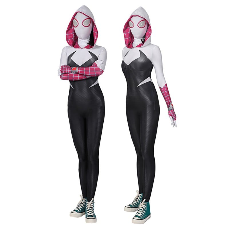 Gwen Stacy Jumpsuit Spider-Man Across the Spider-Verse Cosplay Costume Spider-Woman Suit