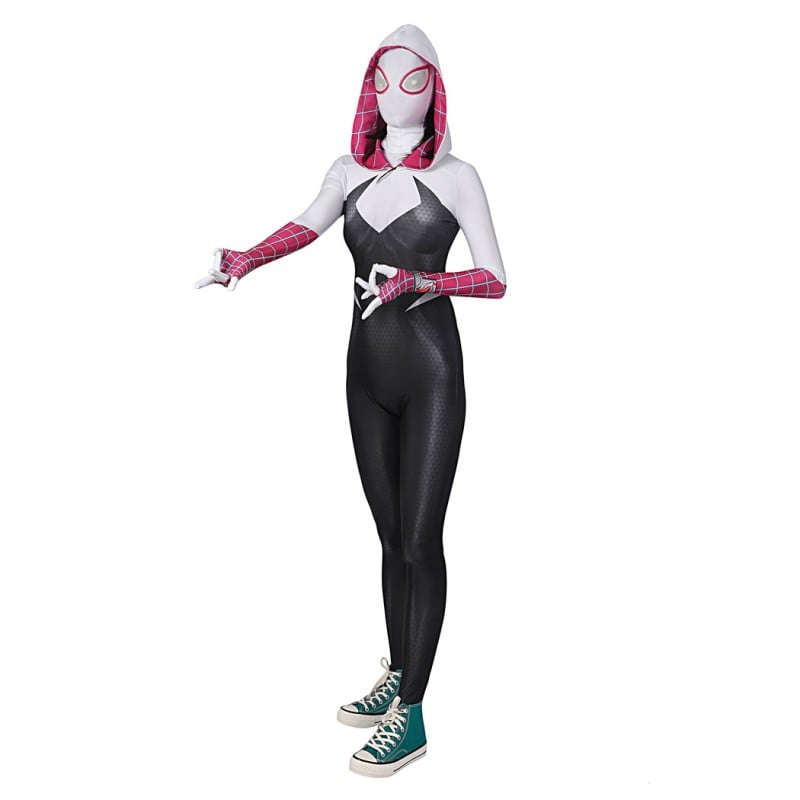 Gwen Stacy Jumpsuit Spider-Man Across the Spider-Verse Cosplay Costume Spider-Woman Suit