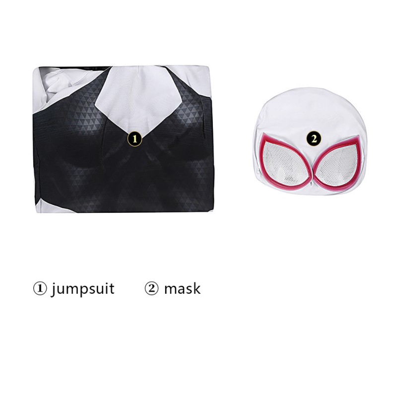 Gwen Stacy Jumpsuit Spider-Man Across the Spider-Verse Cosplay Costume Spider-Woman Suit