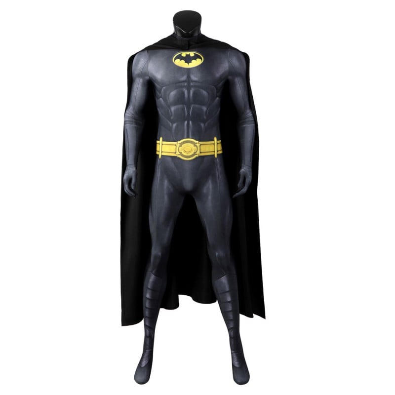 Bat Bruce Wayne Jumpsuit Michael Keaton TF Cosplay Costume