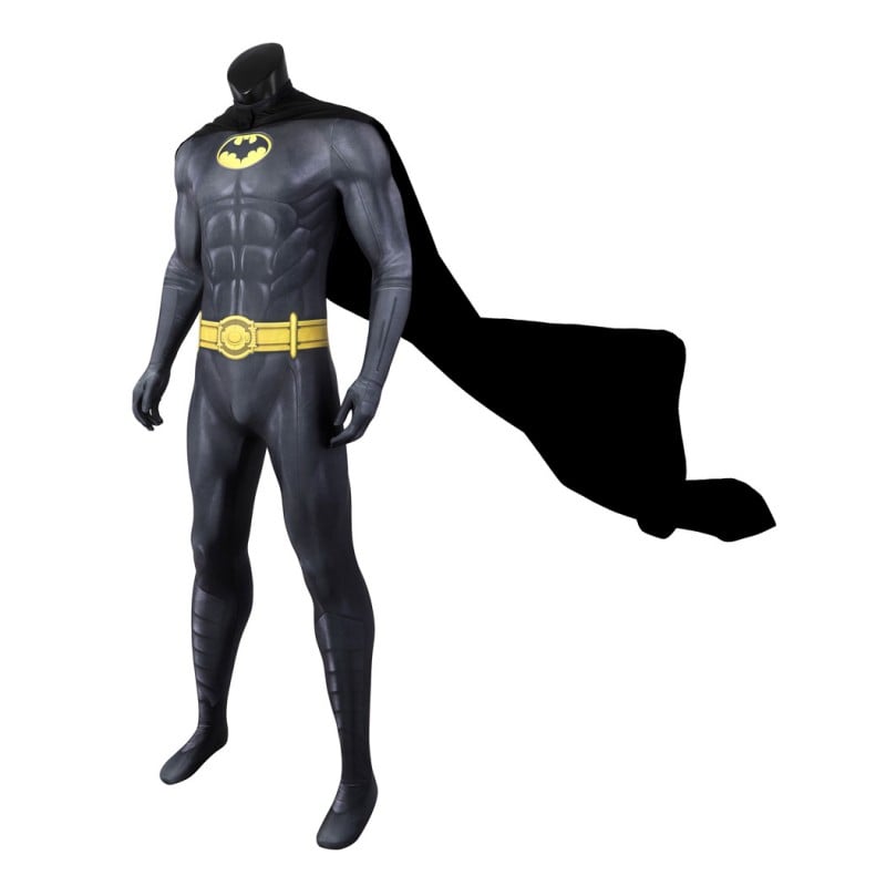 Bat Bruce Wayne Jumpsuit Michael Keaton TF Cosplay Costume