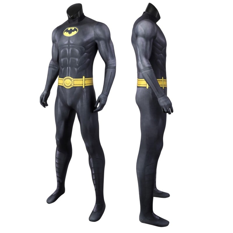 Bat Bruce Wayne Jumpsuit Michael Keaton TF Cosplay Costume
