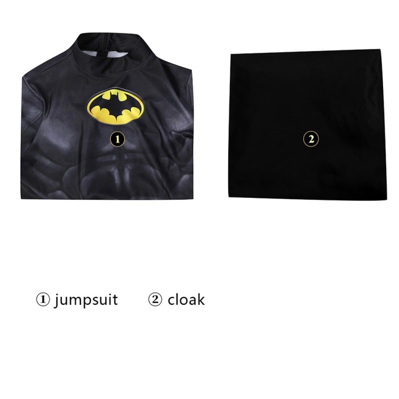 Bat Bruce Wayne Jumpsuit Michael Keaton TF Cosplay Costume