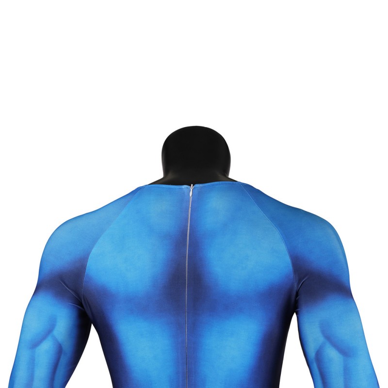 Clark Kent 1978 Jumpsuit Christopher Reeve Cosplay Costume Male Suit