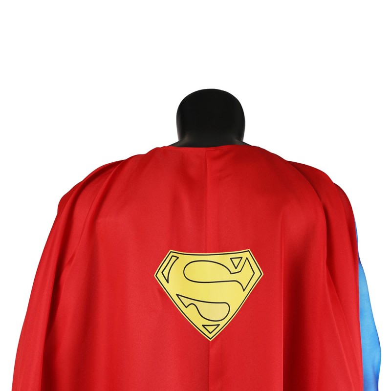 Clark Kent 1978 Jumpsuit Christopher Reeve Cosplay Costume Male Suit