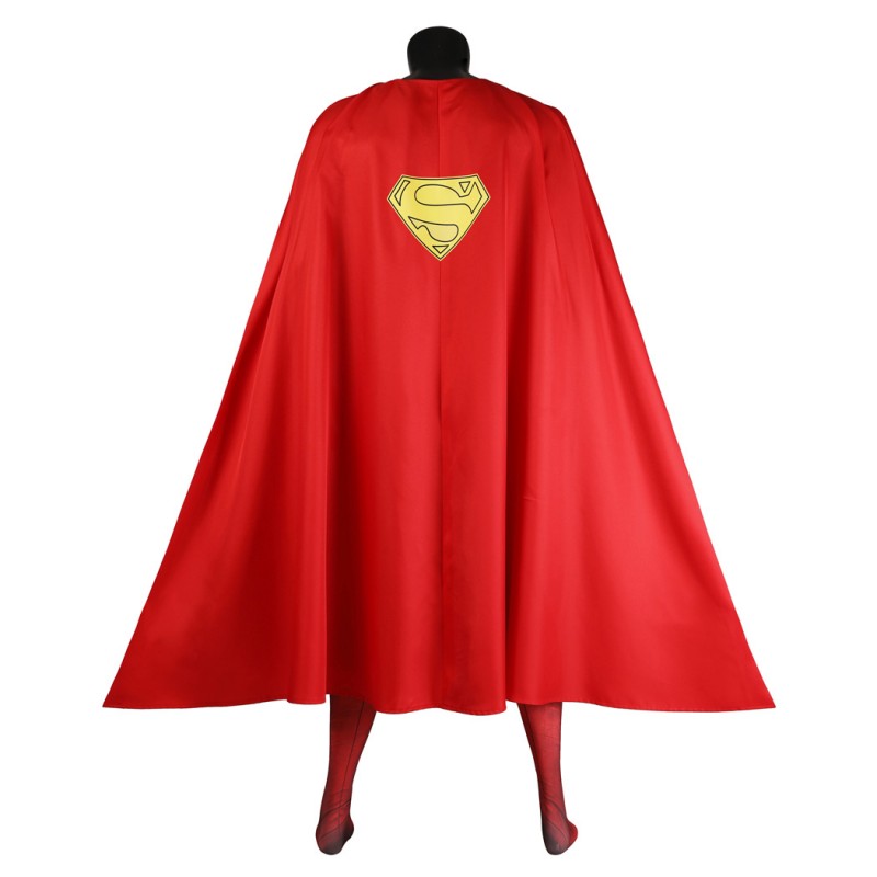 Clark Kent 1978 Jumpsuit Christopher Reeve Cosplay Costume Male Suit