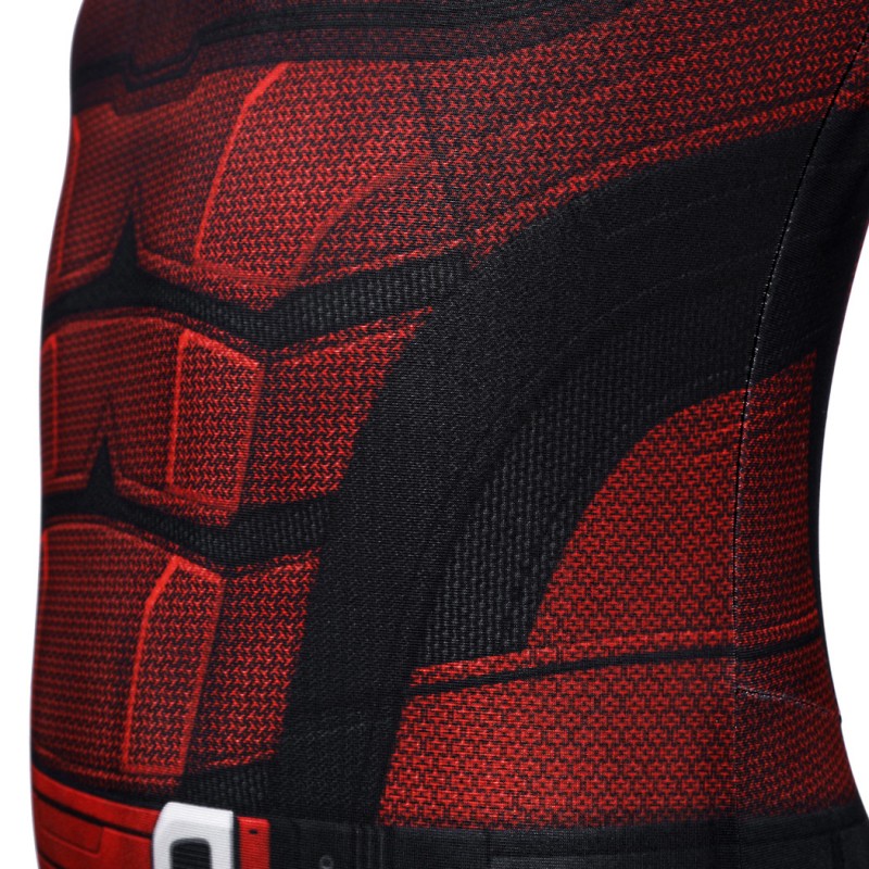 Kids Daredevil Born Again Jumpsuit Matt Murdock Cosplay Costume Red Halloween Suit