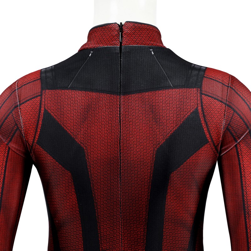 Kids Daredevil Born Again Jumpsuit Matt Murdock Cosplay Costume Red Halloween Suit