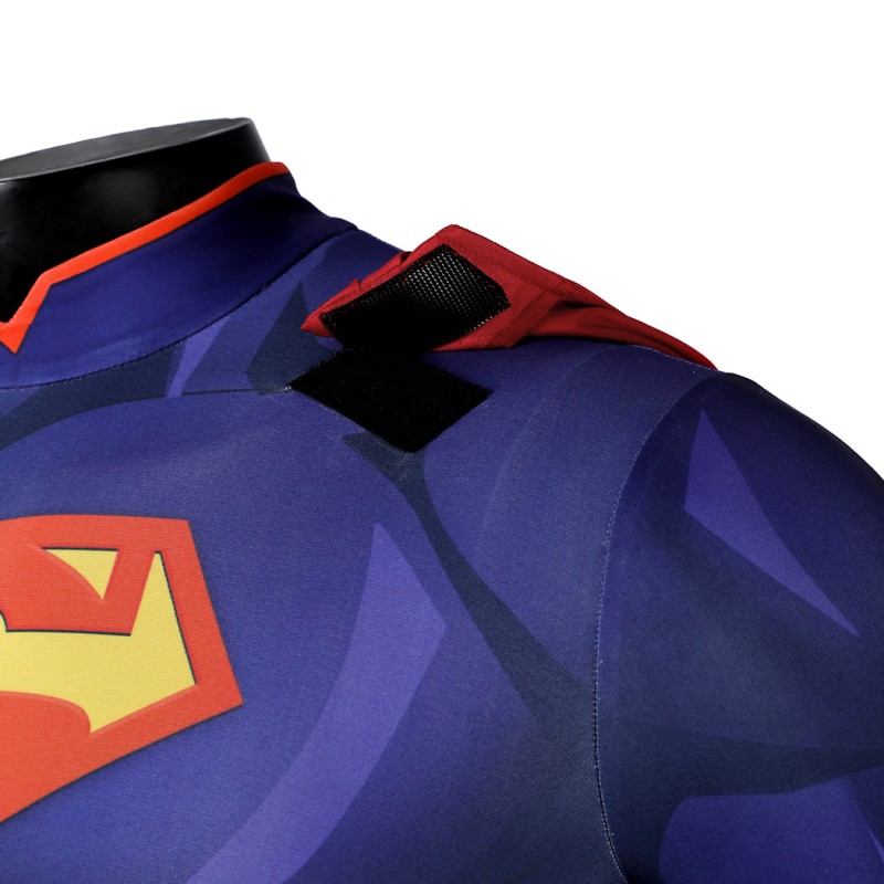 Clark Kent Jumpsuit New 52 Cosplay Costume Male Printed Suit