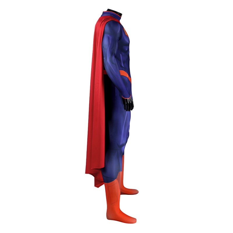 Clark Kent Jumpsuit New 52 Cosplay Costume Male Printed Suit