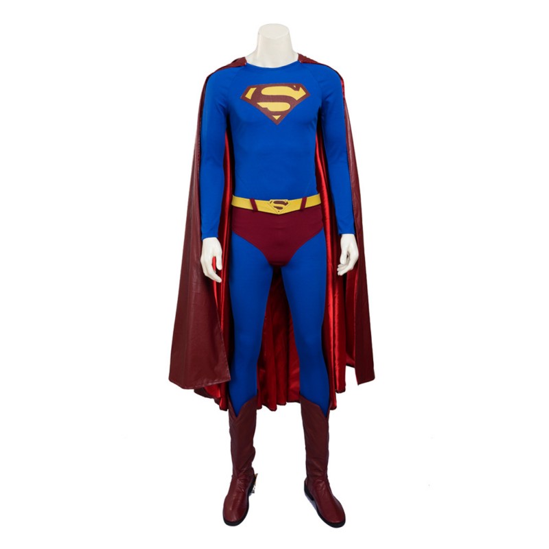 Clark Blue Suit Male Halloween Cosplay Costumes