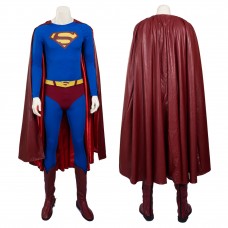 Clark Blue Suit Male Halloween Cosplay Costumes