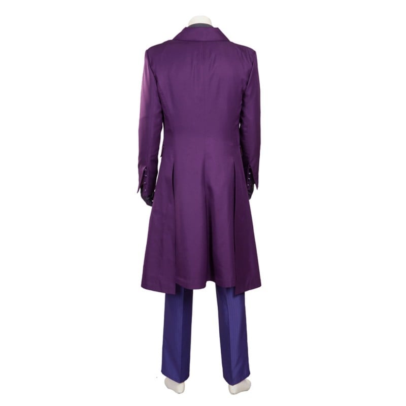 Knight Purple Cosplay Costumes Heath Ledger Suit Style A
