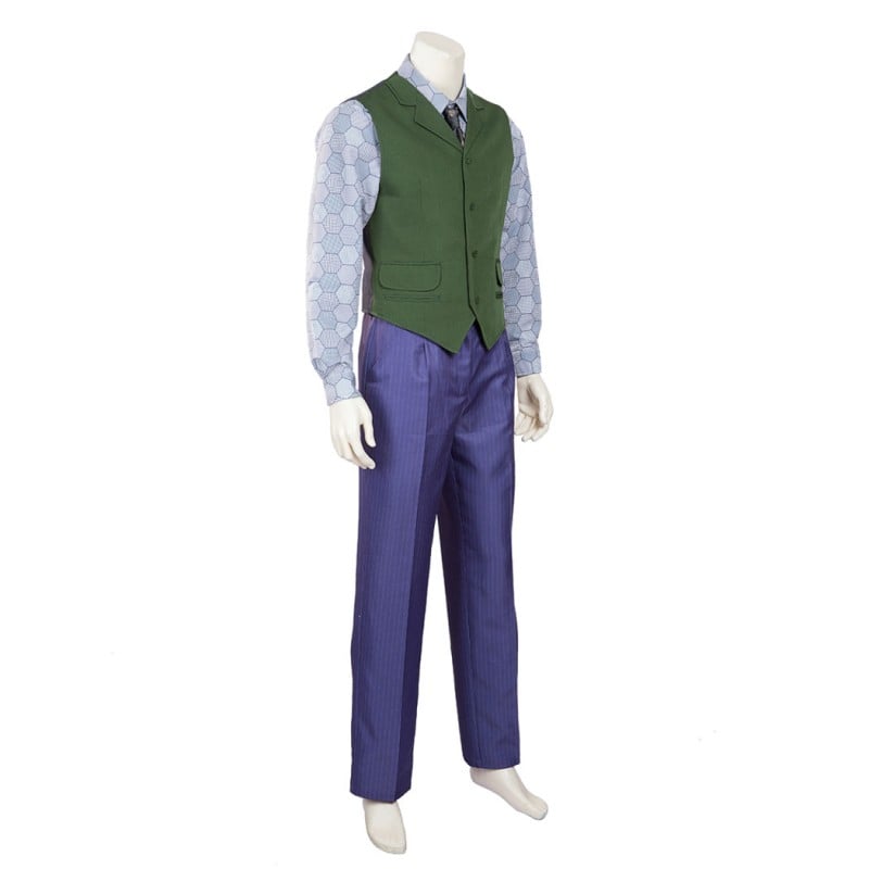 Knight Purple Cosplay Costumes Heath Ledger Suit Style A