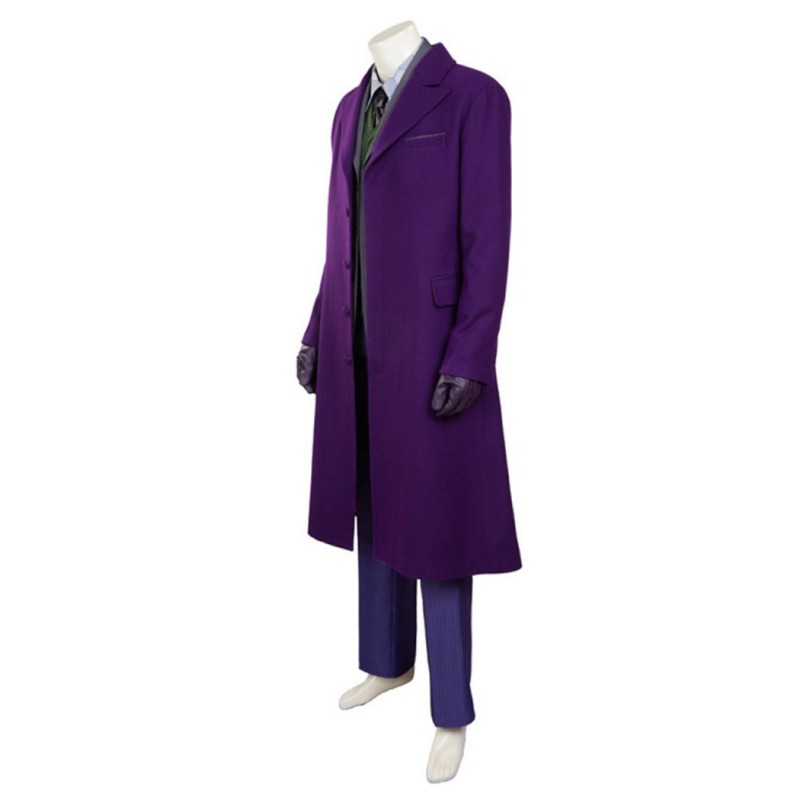 Knight Purple Cosplay Costumes Heath Ledger Suit Style B