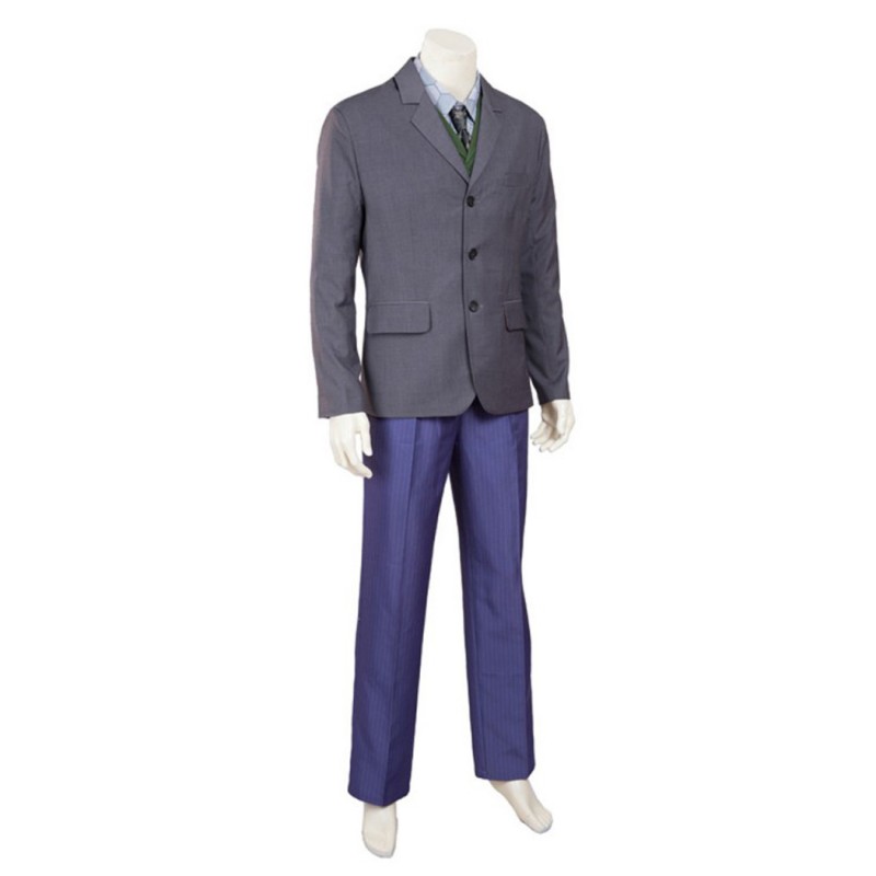 Knight Purple Cosplay Costumes Heath Ledger Suit Style B