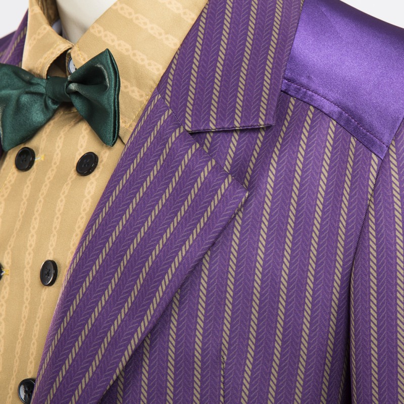 Bat Knight Purple Cosplay Costume Arkham Asylum Halloween Suit