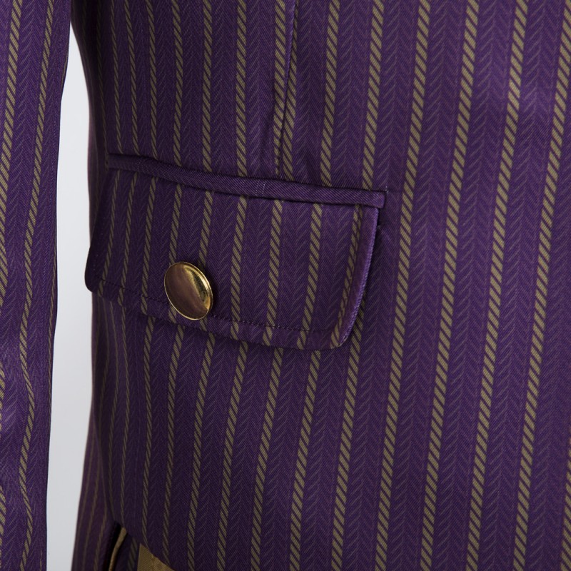 Bat Knight Purple Cosplay Costume Arkham Asylum Halloween Suit